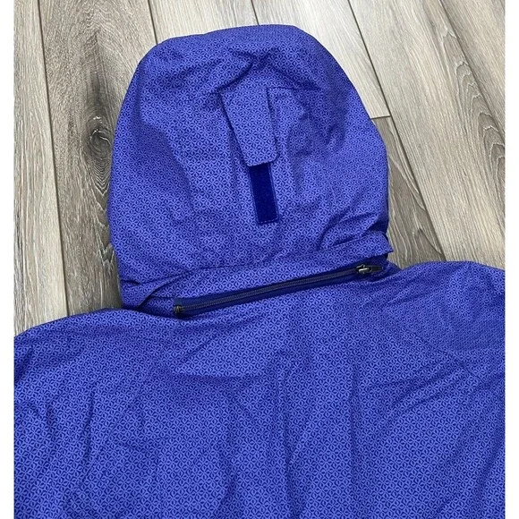 Columbia Jacket Womens XL Purple Geometric Interchange 3 In 1 Packable Hood - Picture 7 of 11